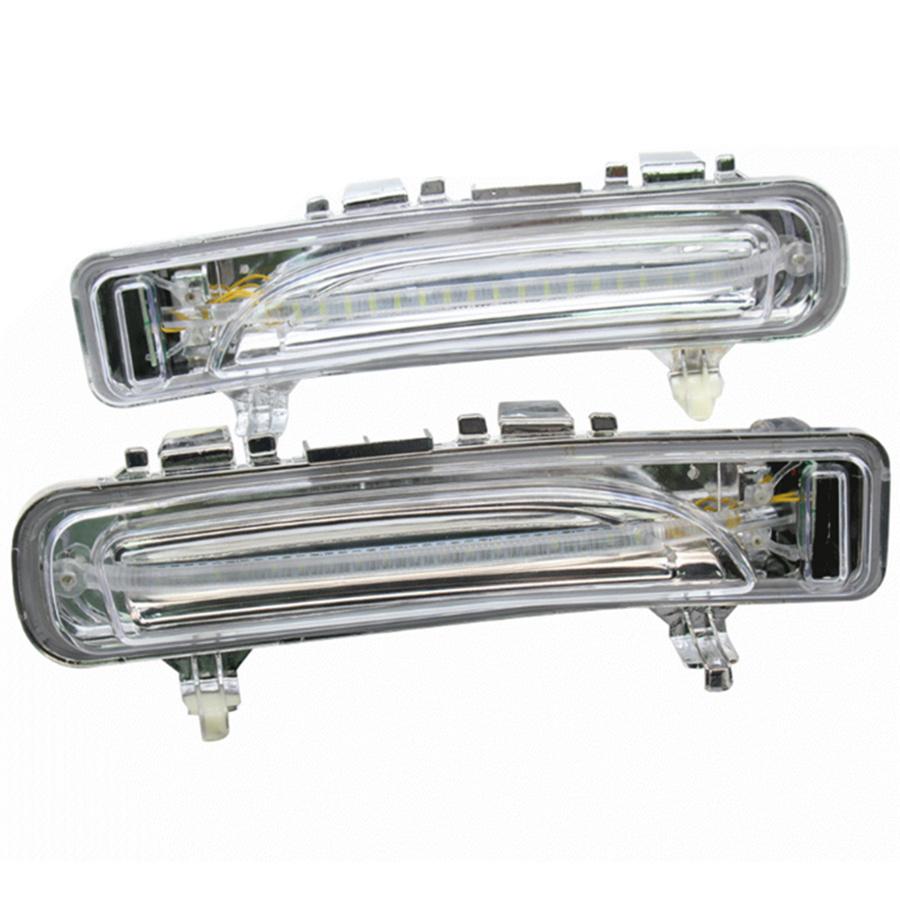 Pair 33-LED White Daytime Running Lights For Ford Edge 2011-2014