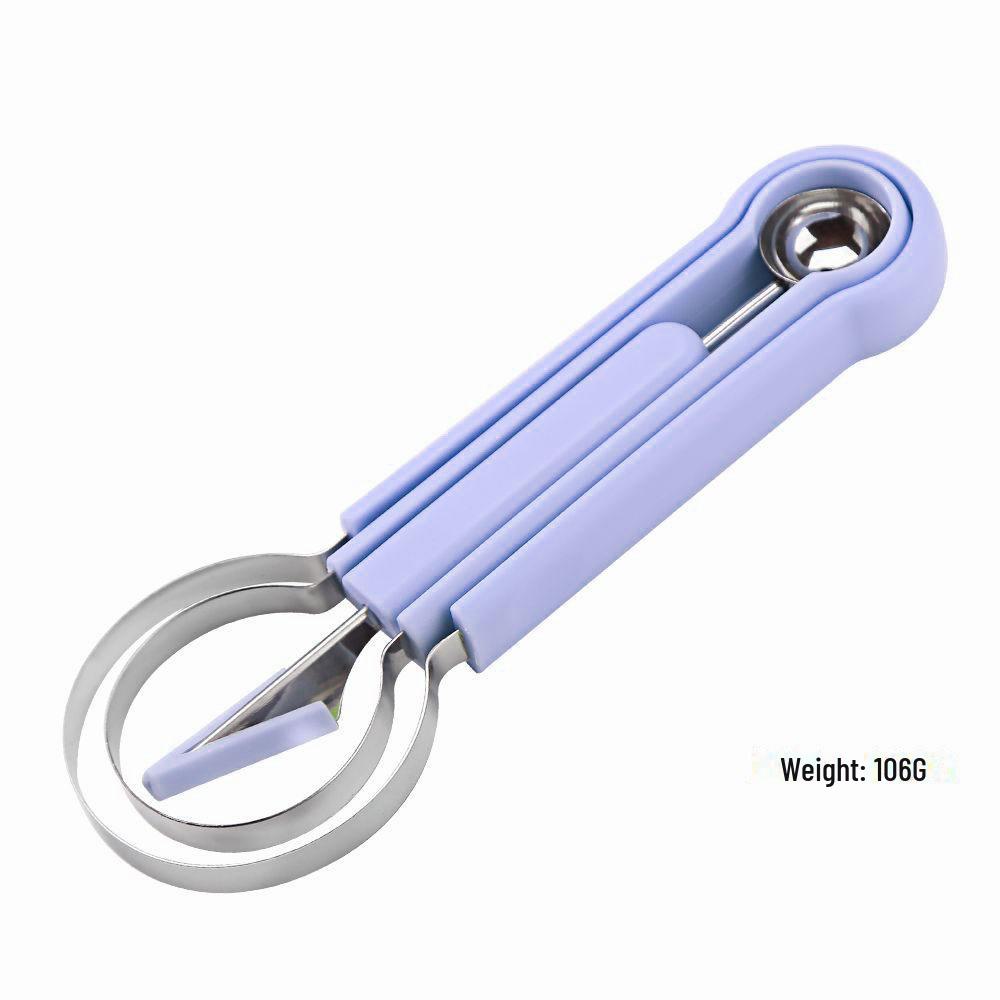 Набор ножей для карвинга по арбузу из нержавеющей стали с двусторонней ложкой для фруктовых шариков