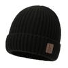 Wool Hat Men's Winter Velvet Thickened Knitted Hat Big Head Circumference Adult Ear Protection Warm and Cold-proof Outdoor Ski Hat