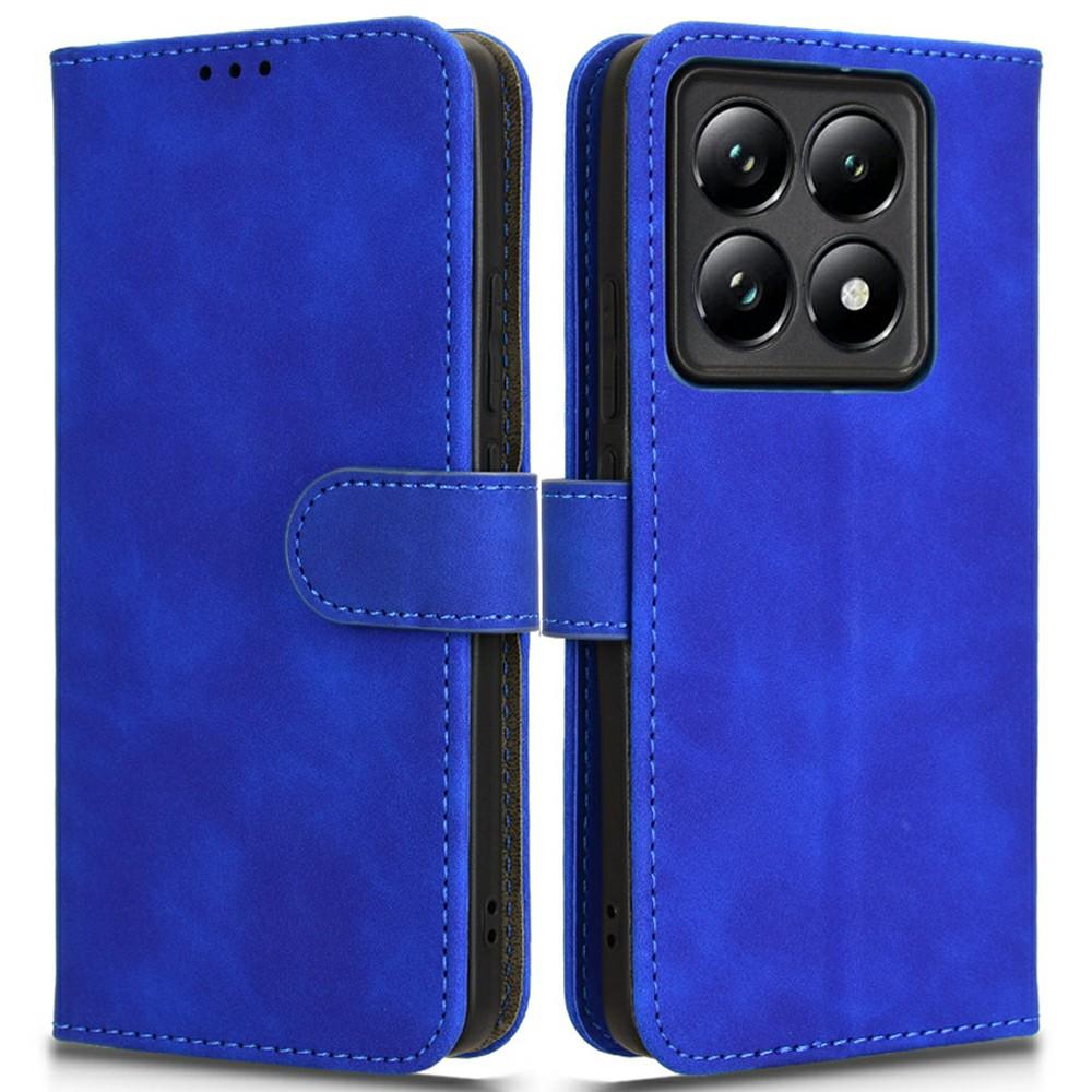 Кожаный чехол для Xiaomi 14T, приятный на ощупь, противоударный, кошелек, откидная крышка для телефона