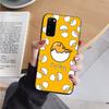 AH37 Lazy Egg Gudetama черный чехол для Samsung Note 20 Lite S24 Ultra S23 S22 A05 A06 A11 A71 A15 A16 A13 A24 A25 A33 A52 A53 M55 M35 мягкий чехол