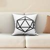Casino Dice Chip Bet Wager Pillow Cover Sofa Couch Cushion Case Home Living Room Decoration