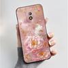 Печатный чехол для телефона Itel A16 / A16PLUS / A23 / ITEL Alpha Lite Funda Мягкий силиконовый черный корпус Чехол с милым цветочным рисунком Capa