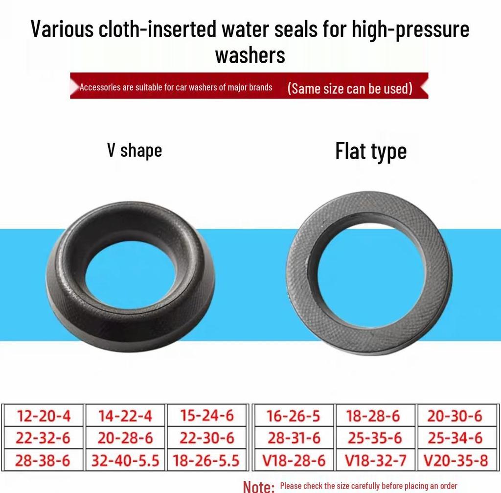Ремонтный комплект для насоса мойки высокого давления: Головка, Зажим для ткани, Основное уплотнение, Поршень, Масляное уплотнение, Резиновое кольцо Аксессуары
