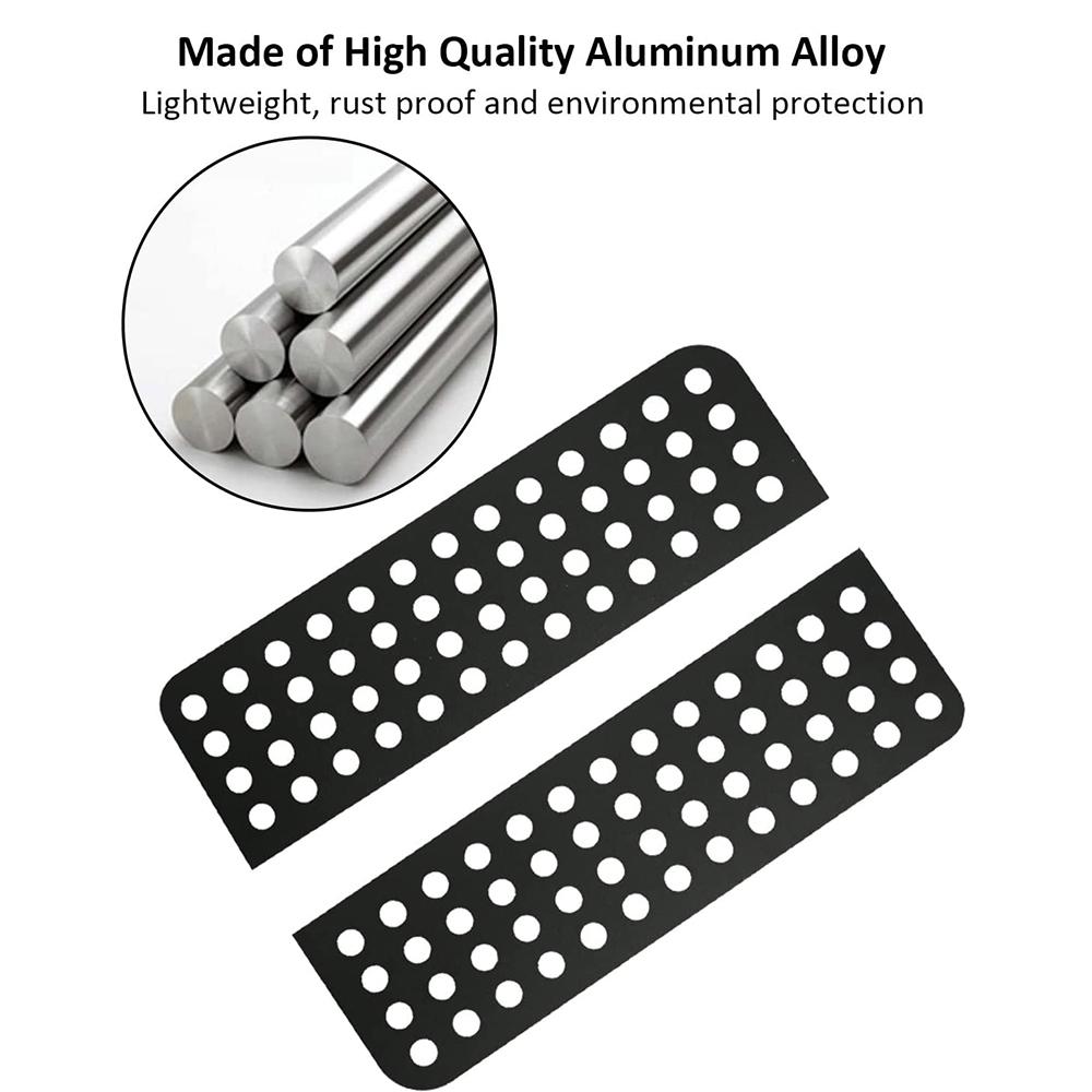 Алюминиевый сплав задняя дверь стекло окна полосы наклейки крышка отделка для Jeep Wrangler JK JKU JL JT 4-дверный 2007-2024 автомобильный аксессуар