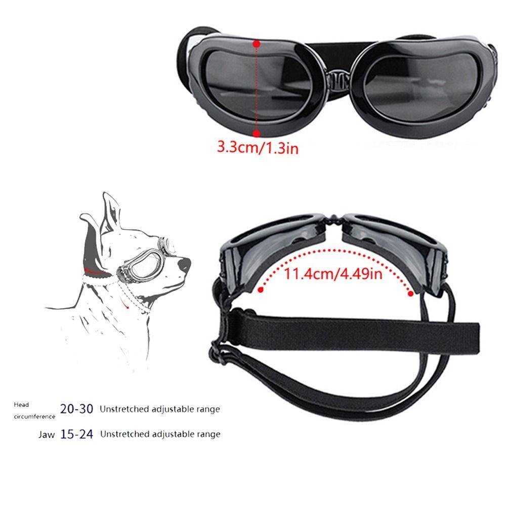 Adjustable Pet Sunglasses Clear Vision Cat Glasses Pet Eye Wear Protection Photography Prop