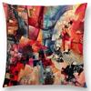 Новый d Принт Великолепная Абстрактная Картина Таинственный Красочный Вихрь Мир Фэнтези Ретро Наволочка на Подушку Чехол для Подушки Дивана