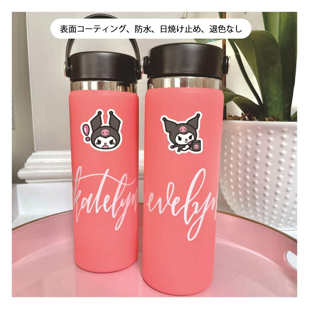 Наклейка Kuromi 50 симпатичных водонепроницаемых наклеек с фирменной печатью Kuromi, подходящих для набора, деталей, наклеек, упаковки, чемодана, автомобилей, мотоциклов, шлемов,