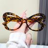 Large Computer Glasses Frame Women Men Cat Eye Anti Blue Light Butterfly Eyewear Blocking Glasses Optical Spectacle Eyeglasses