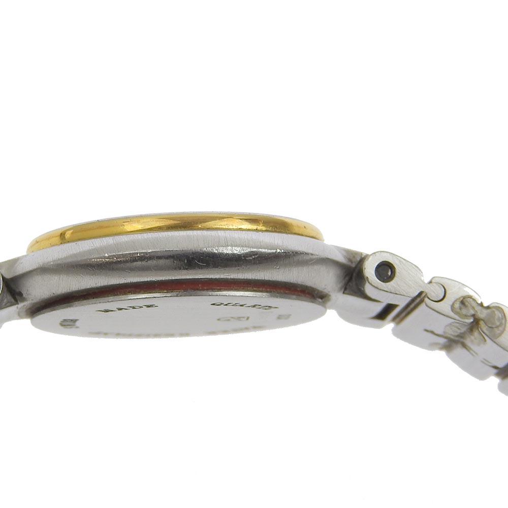 Dunhill Часы Millennium Серебристые/золотистые Белый циферблат Нержавеющая сталь Кварцевые Аналоговый дисплей Женские Б/у