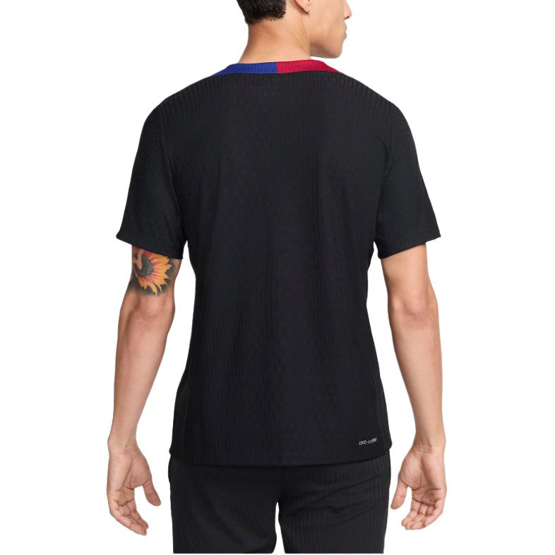 Nike Dri FIT ADV FW24 Strike Elite Soccer Jersey Men's Black/Noble Red/Dark Royal Blue/Light Oregon Woody Brown FN9258-011