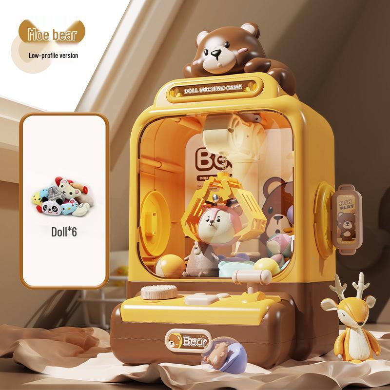 Mini Claw Machine Toy for Kids - Home Use Electric Doll Grabber