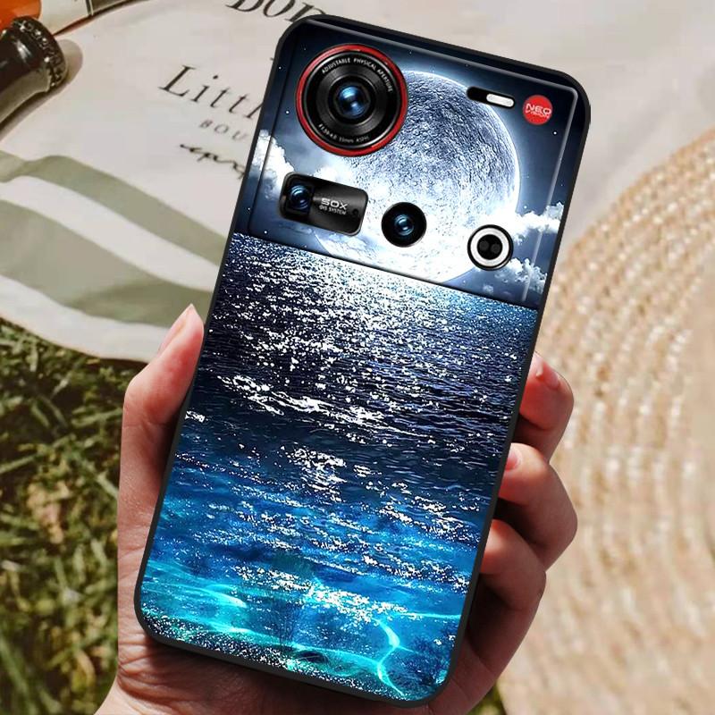 Для ZTE Nubia Z70 Ultra 5G Чехол 6.85'' Черный Силиконовый ТПУ Мягкий Чехол для Телефона для Nubia Z70 Ultra Защитные Задние Крышки Z 70 Ultra