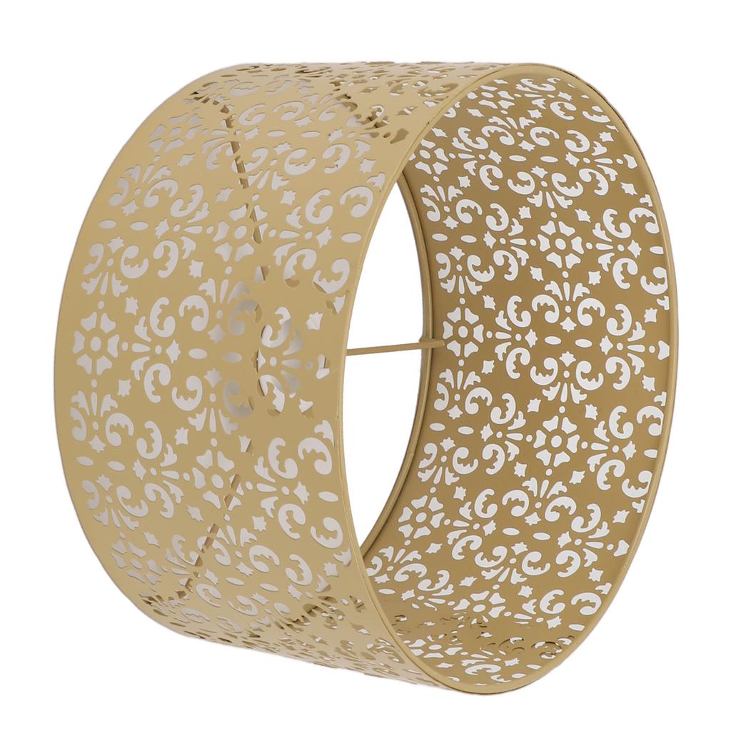 Настольный абажур Полый Железный Изысканный Декоративный Абажур для E27 E14 Торшеры Люстры Желтый