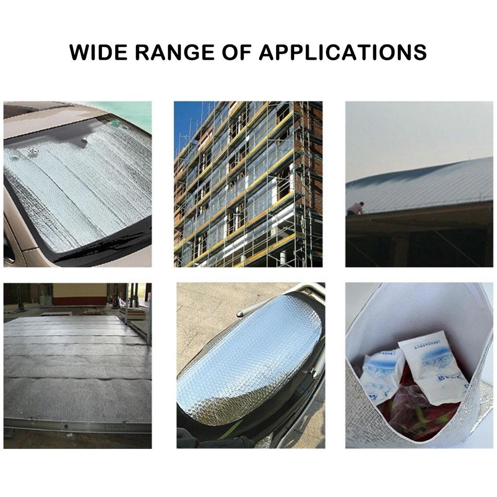 1 рулон радиатора светоотражающая пленка настенная теплоизоляция тепловая для дома алюминиевая пленка 0.5/0.4/L4F2