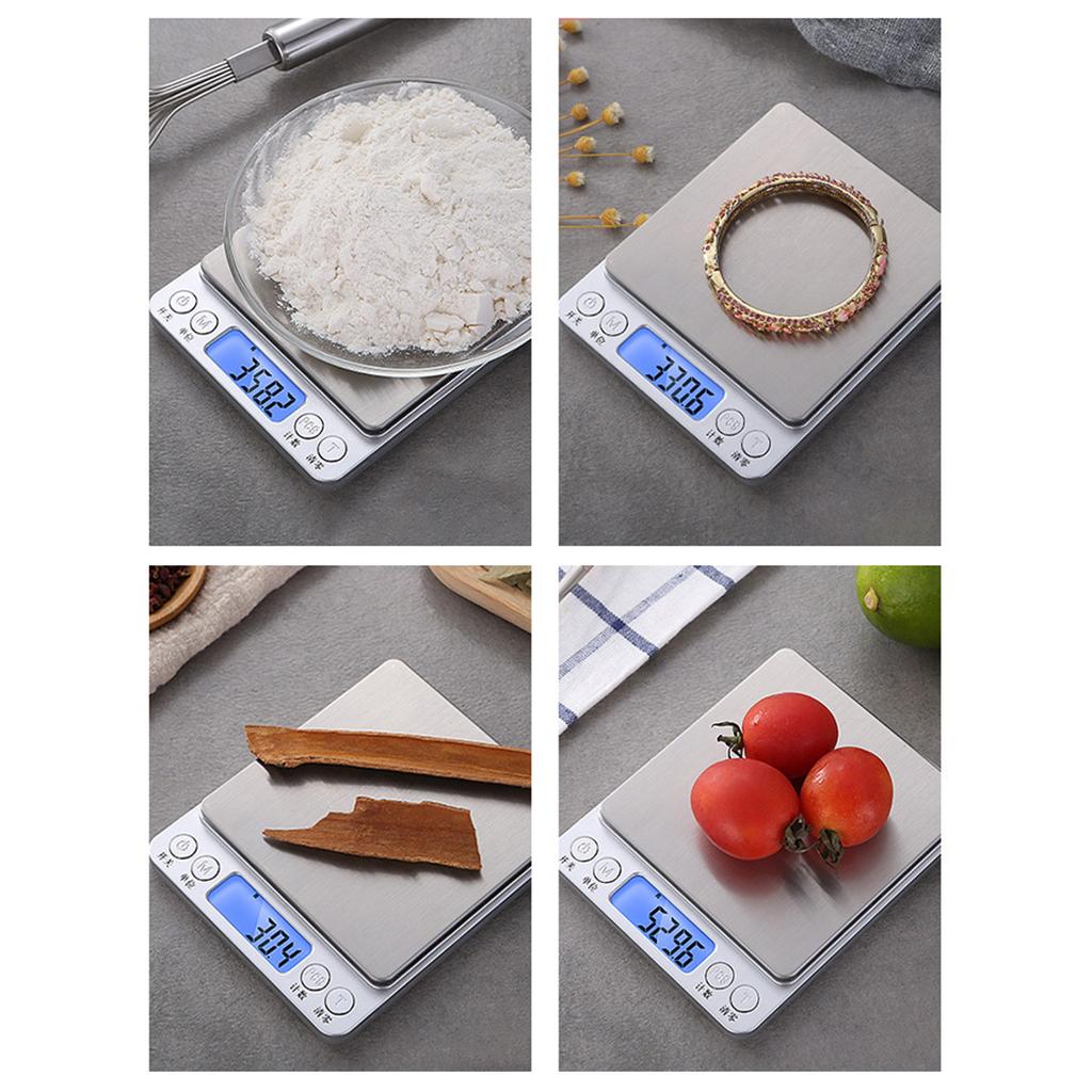 Kitchen Electronic Scale 0.1g High Accuracy Mini Portable LCD Display Digital Food Scale for