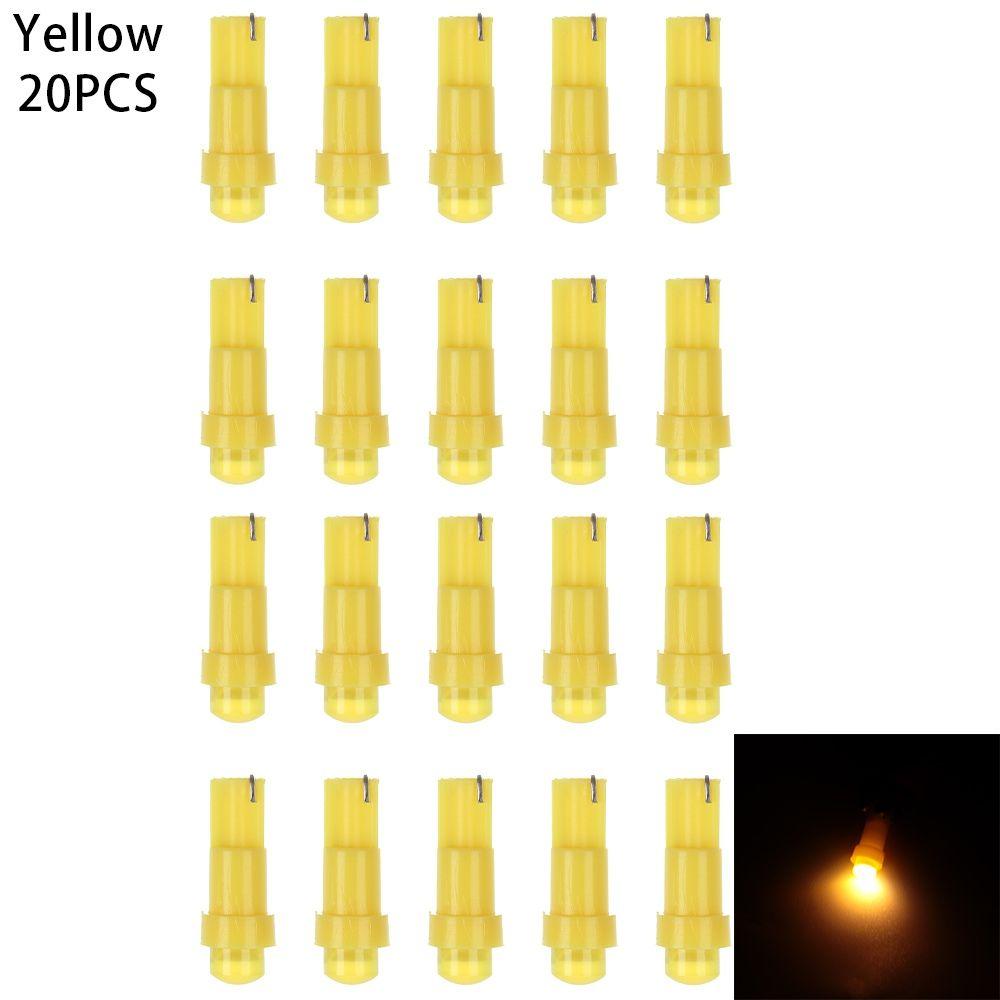 10/20pcs 12V Wedge Multi-color Dashboard Light Gauge Instrument Car Interior Bulbs Auto