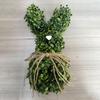 Easter Bunny Topiary Tree Rabbit Shaped Artificial Topiary with Bow Indoor Outdoor Garden Porch Easter Holiday Party Decoration