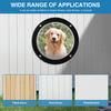Acrylic Dome Pet Fence Window With Vent Clear View Bubble Peek Window Dog Window for Doggie/Cat/Horse Outside Playground Garden