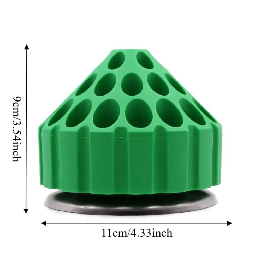 Plastic Drill Bit Organizer Multi Hole Milling Cutter Container Drill And Parts Organization