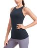 CRZ YOGA Padded Tank Top with Plus Size Yoga Dark Size XXL Women's Cups, Racerback, Top, Butterluxe, Navy,