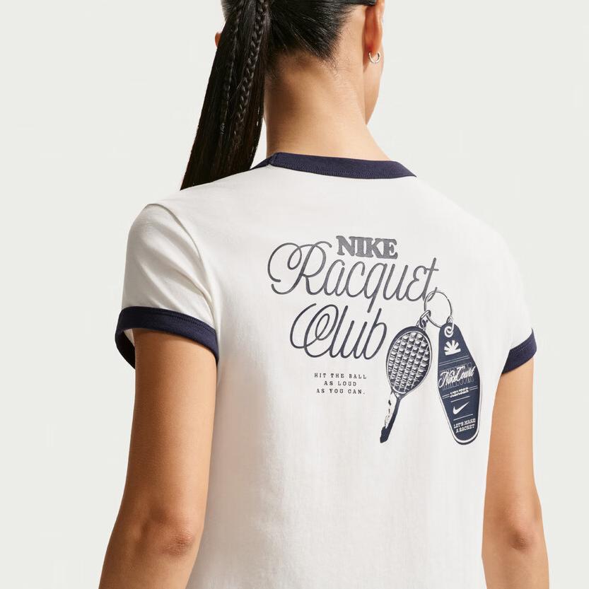 Nike Клубные Спортивные Повседневные Пуловеры Футболки с Коротким Рукавом Женские топы IH5060-133