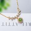 Hotan Jade S925 Silver Inlaid Jasper Egg Face Pendant for Women