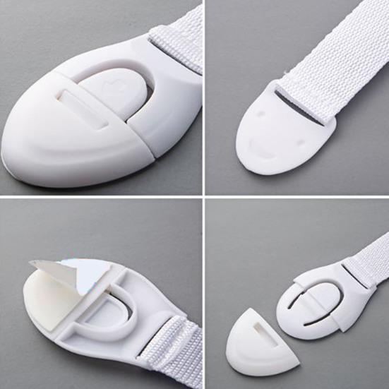 10 шт. Детский ремень безопасности, самоклеящийся, многоцелевой, для шкафа, окна, ящика, морозильной камеры, двери, для детей