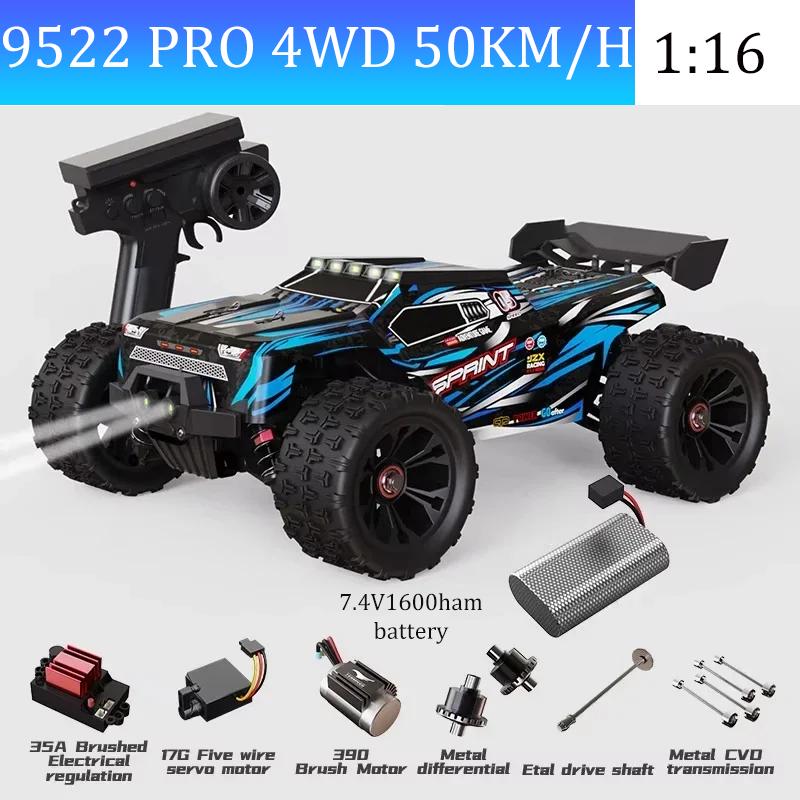 SCY9522PRO Супер Бесколлекторный Мотор Машинка на Радиоуправлении 85 км/ч или 50 км/ч Высокоскоростная 4WD 1:Модель гоночного автомобиля в масштабе 1:16 Игрушка для мальчика Подарок