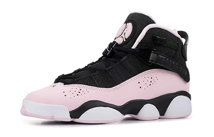 Jordan 6 Колец Черно-Розовый Пена GS 323399-006