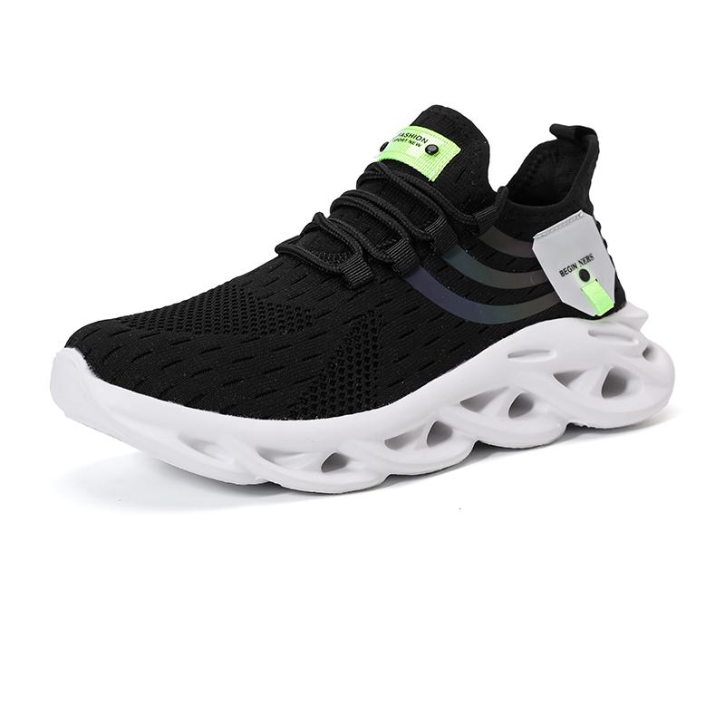 Модные мужские кроссовки с сеткой, легкие, дышащие, нескользящие, ультралегкие, разноцветные, спортивные туфли для женщин, для бега на открытом воздухе