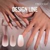 Finger Suit Nail Tip Design Line 3 Types