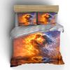 "Fiery Lovers Bedding Set" Bedding Duvet Cover Set Duvet Cover Pillowcases (1 * Duvet Cover 2 * Pillowcases, Without Duvet Insert)