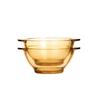 Набор блестящих стеклянных мисок Pyrex с двумя ручками