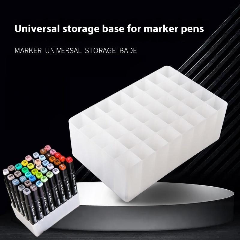 1/3Pcs 24/36/48 Slots Large-Capacity Marker Pen Holder Brush Pen Storage Rack Multifunctional Make-Up Brush Stand