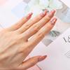 24 шт./коробка, накладные ногти, искусственные, полное покрытие, носимые, французские накладные ногти, накладные ногти