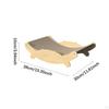 Cat Furniture Scratching Pad with Wooden Frame for Claw Care And Relaxation
