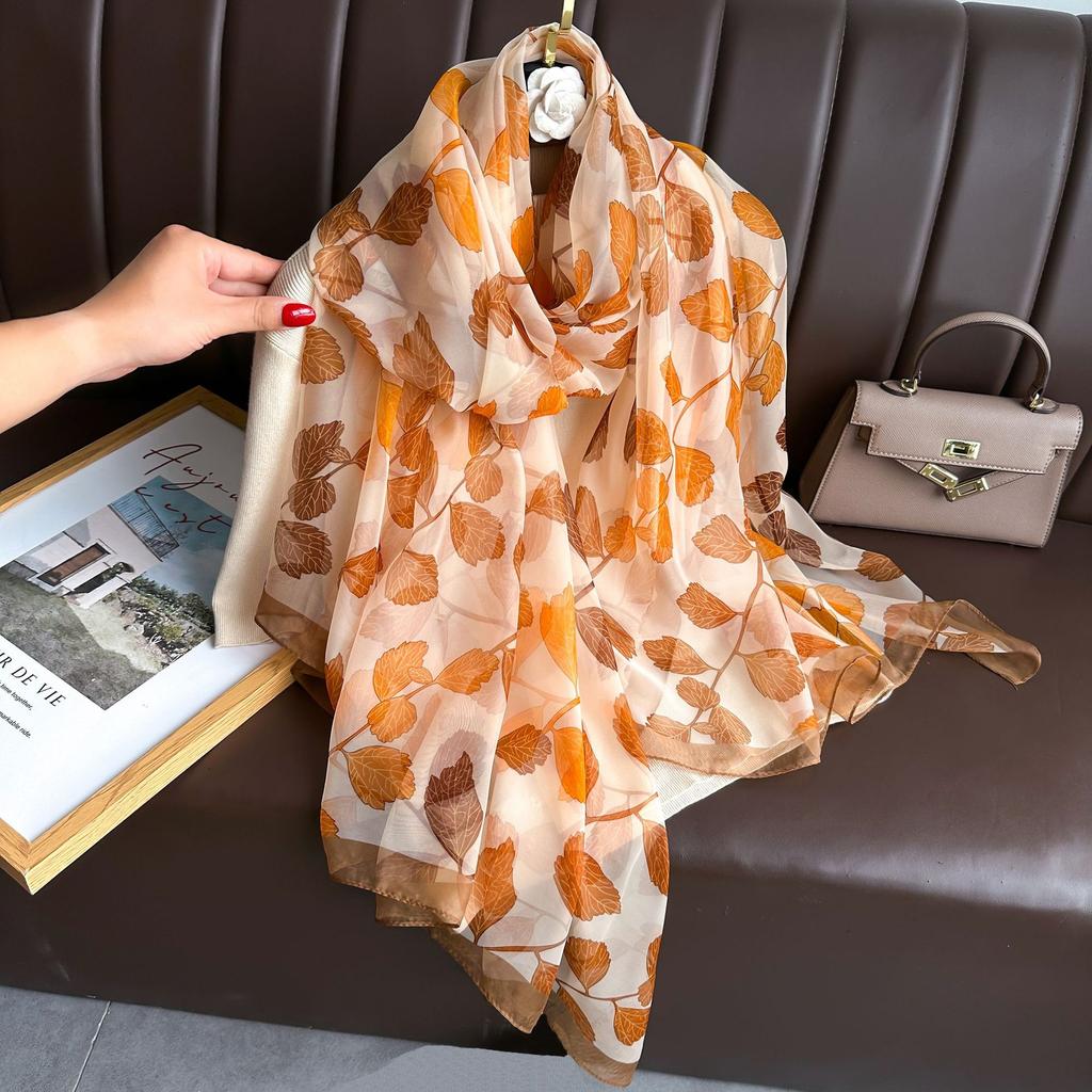 Шелковый шарф Модный дизайн Шейный Фуляр Женская Повязка на голову Роскошный Хиджаб Женский Теплый Пашмина Шарфы Эшарп Шаль Большая Накидка