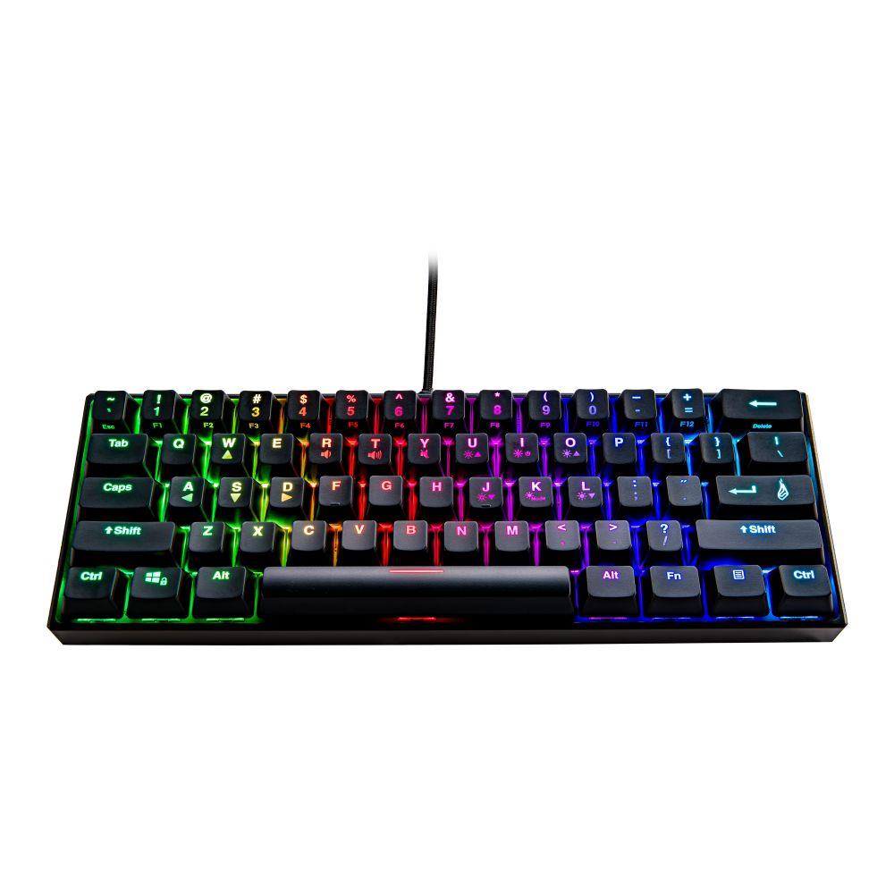 SureFire KingPin M1 Wired Gaming Keyboard 60% RGB QWERTY English