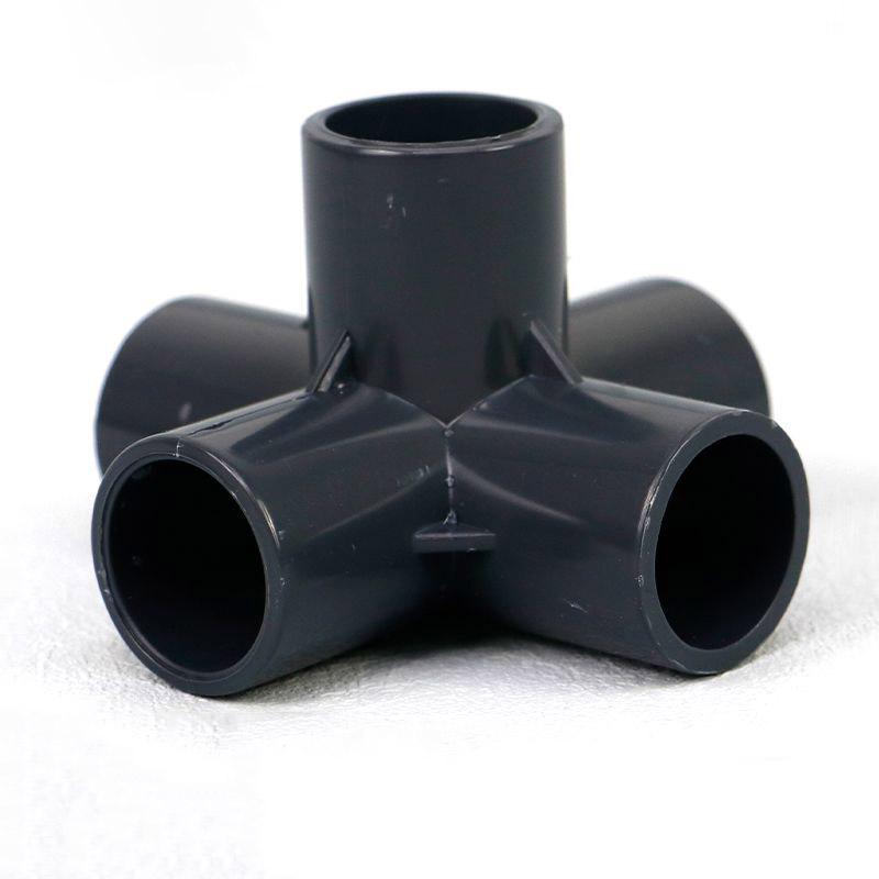 2/3/4/5 Way Elbow Connector for Home Plastic PVC Pipe Connector Fittings Straight Elbow Tee Cross Joints Water Pipe Adapter