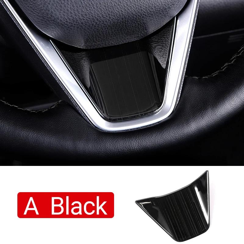 Для Toyota Camry XV70 70 2018 2019 2020 2026 2026 2026 Нержавеющая сталь Декоративная наклейка на руль автомобиля Декоративная полоса Аксессуар для интерьера