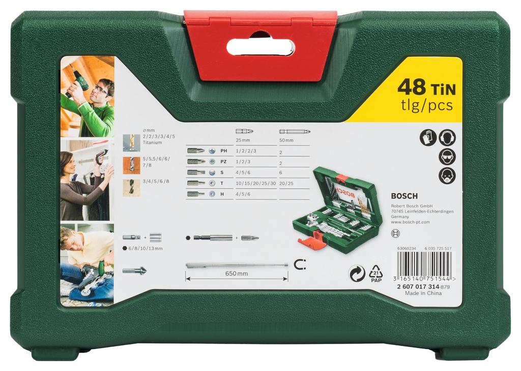 BOSCH 48 Piece Accessory Set [V48]