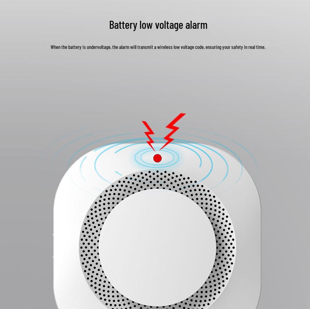 Tuya Smart WiFi Smoke Detector EN14604 Certified - Mobile Remote Smoke Alarm
