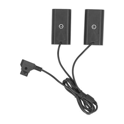 D-Tap к NP-F970 F570 F550 Муляж батареи 2 в 1 DC-каплер Светодиодный свет Цифровая камера Муляж батареи для Atomos Ninja V