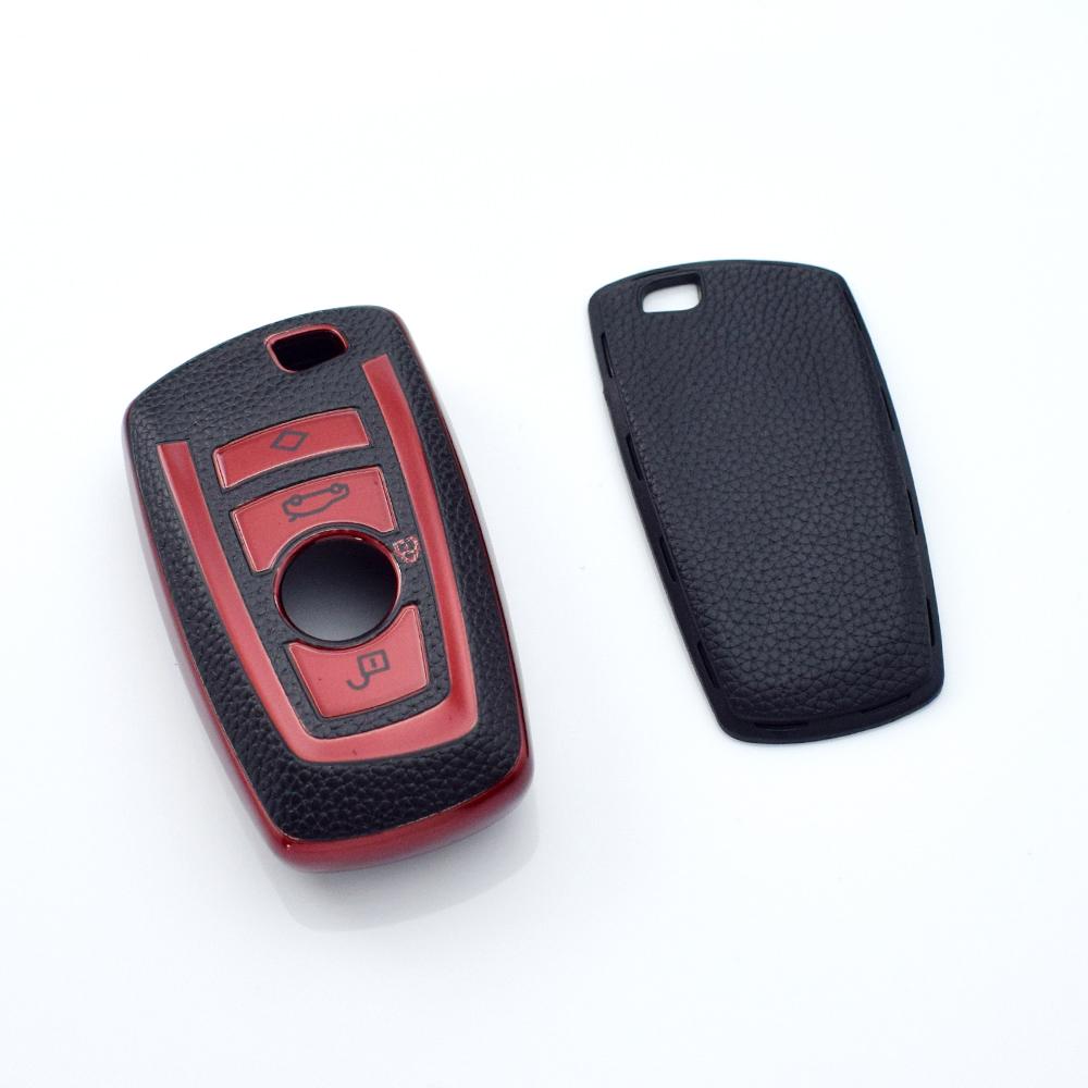 Для BMW X1 X3 X5 X6 F10 F20 F30 F34 F11 F15 F16 1 3 5 7 серии F25 F31 M3 M4 чехол для автомобильного ключа чехол TPU кожаный держатель для брелока