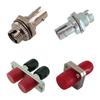 ST-FC Fiber Optic Connector Flange Plug Coupler, Single/Multi-mode, Single/Dual Core Optional.