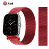 Нейлоновый ремешок 20 мм/22 мм для Amazfit GTS/2/2e/GTS2 Mini/GTR 42 мм/47 мм/GTR2/2e/stratos 2/3, спортивный ремень с петлей, браслет, ремешок Amazfit bip