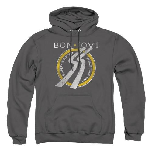 Bon Jovi Unisex Adult Slippery When Wet World Tour Hoodie