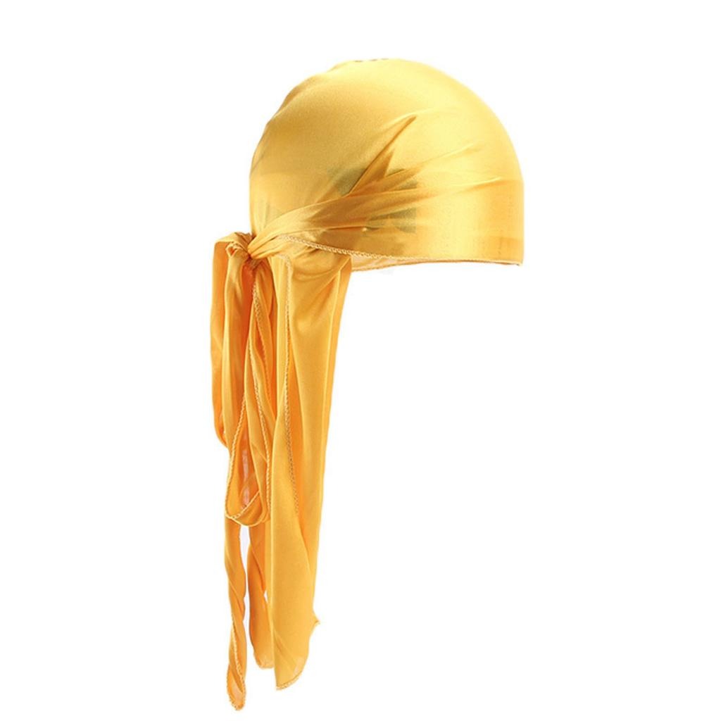 Popular Fashion Soft Imitation Silk Long Tail Hip-hop Headscarf