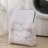 Mesh Washing Bag with Handle Large Capacity Foldable Zippered Underwear Clothes Mesh Laundry Bag Travel Garment Pouch